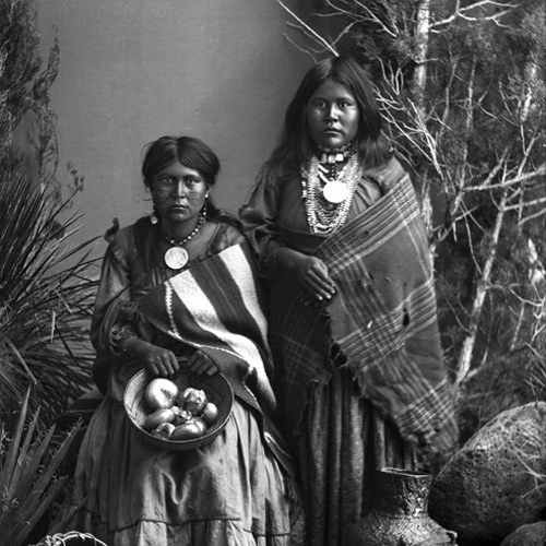 Women with baskets